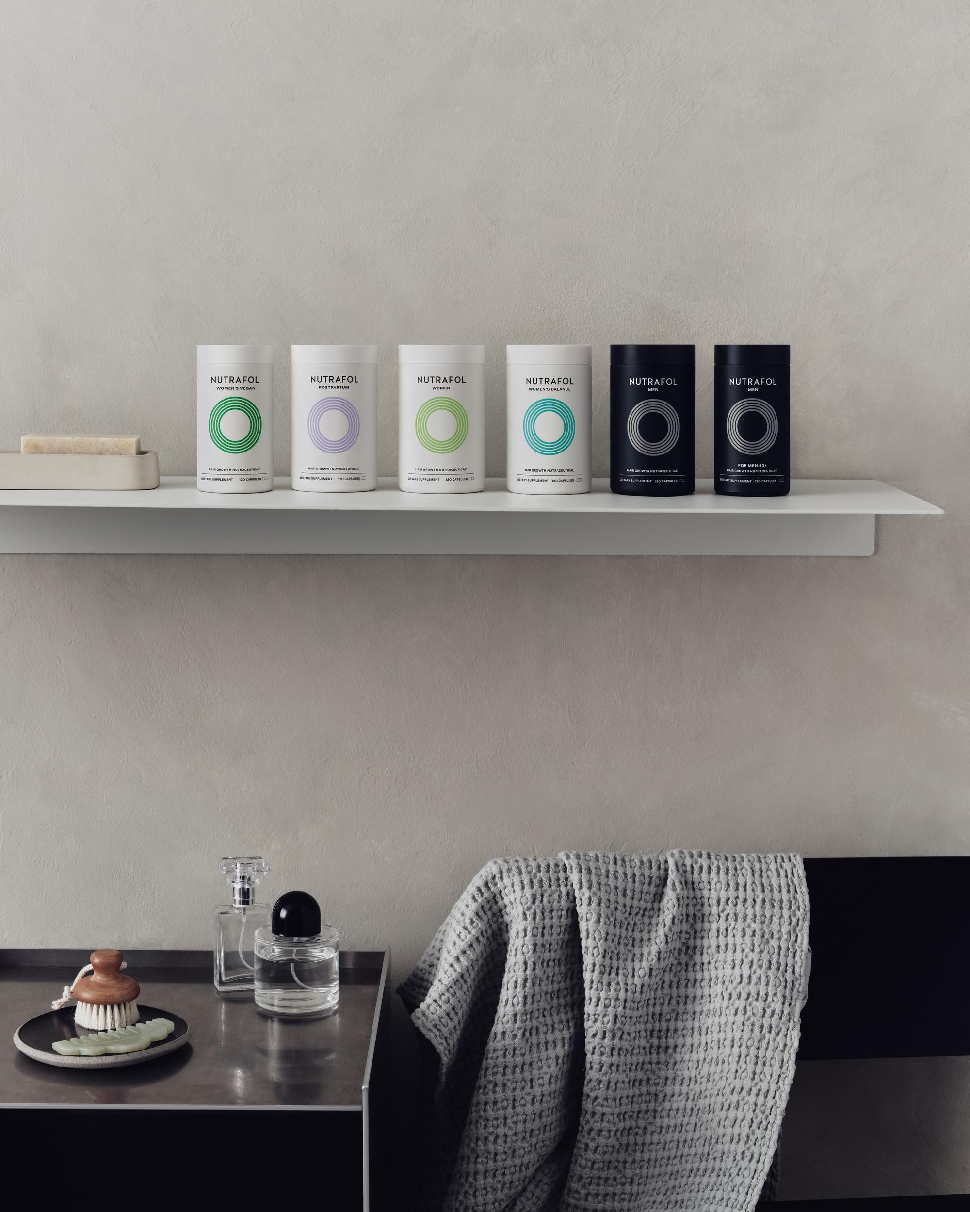 Nutrafol hair growth supplement products